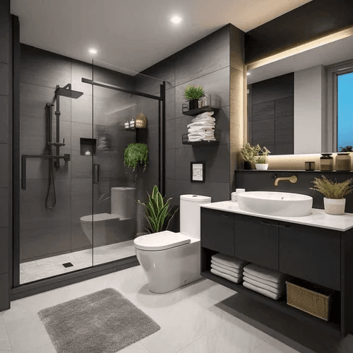 Bathroom after